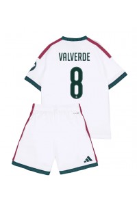 Real Madrid Federico Valverde #8 Jalkapallovaatteet Lasten Kotipeliasu 2026-27 Lyhythihainen (+ Lyhyet housut)